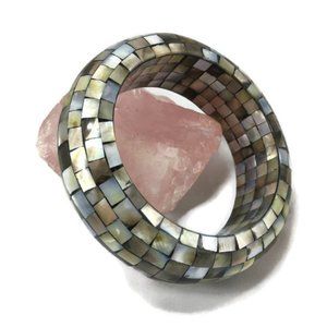 Mother of Pearl Bangle Bracelet
